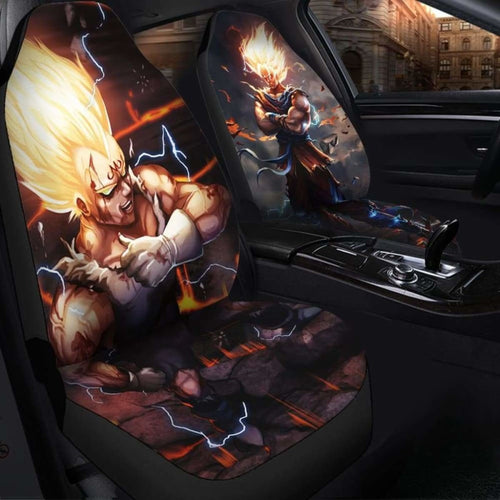 Majin Vegeta Seat Covers 101719 Universal Fit - CarInspirations