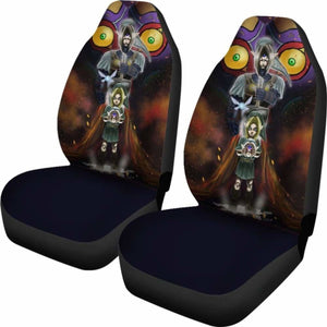 Majora The Legend Of Zelda Car Seat Covers 2 Universal Fit 051012 - CarInspirations