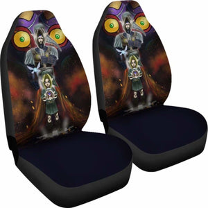 Majora The Legend Of Zelda Car Seat Covers 2 Universal Fit 051012 - CarInspirations