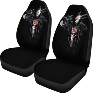 Man Holding Rifle Marvel Netflix Series Seat Covers Amazing Best Gift Ideas 2020 Universal Fit 090505 - CarInspirations