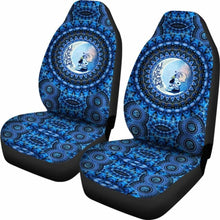 Load image into Gallery viewer, Mandala Love Snoopy Blue Pattern Car Seat Covers (Set Of 2) Universal Fit 051012 - CarInspirations