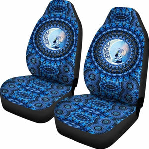 Mandala Love Snoopy Blue Pattern Car Seat Covers (Set Of 2) Universal Fit 051012 - CarInspirations