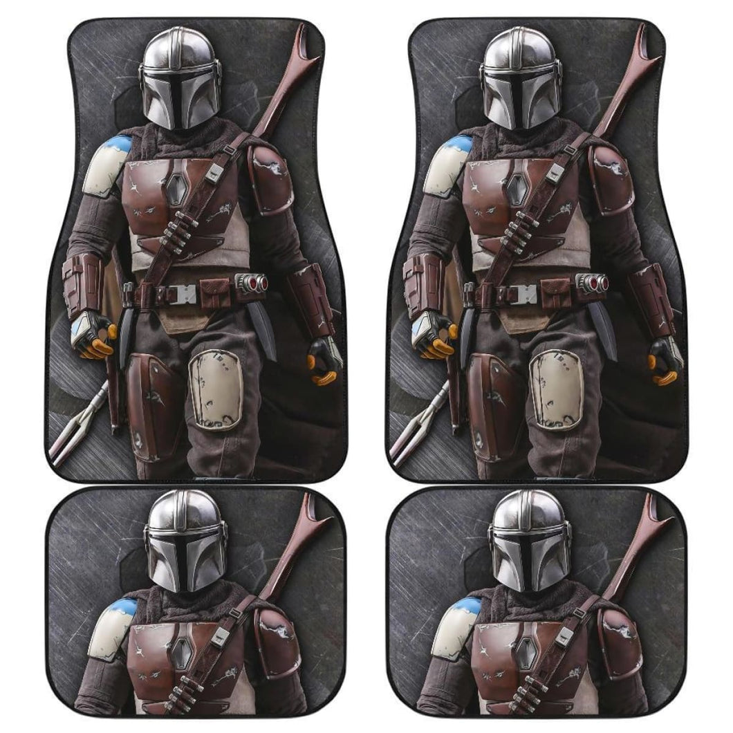 Mandalorian Warrior Car Floor Mats Car Decor Idea Universal Fit 175802 - CarInspirations