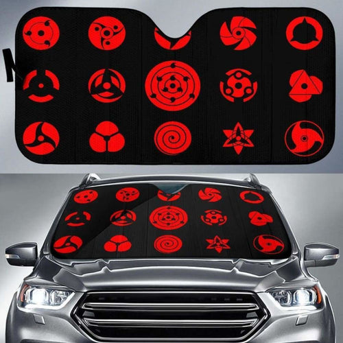 Mangekyo Sharinga Eyes Car Sun Shades 918b Universal Fit - CarInspirations