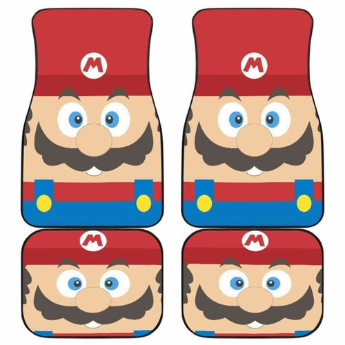 Mario Car Floor Mats 1 Universal Fit - CarInspirations