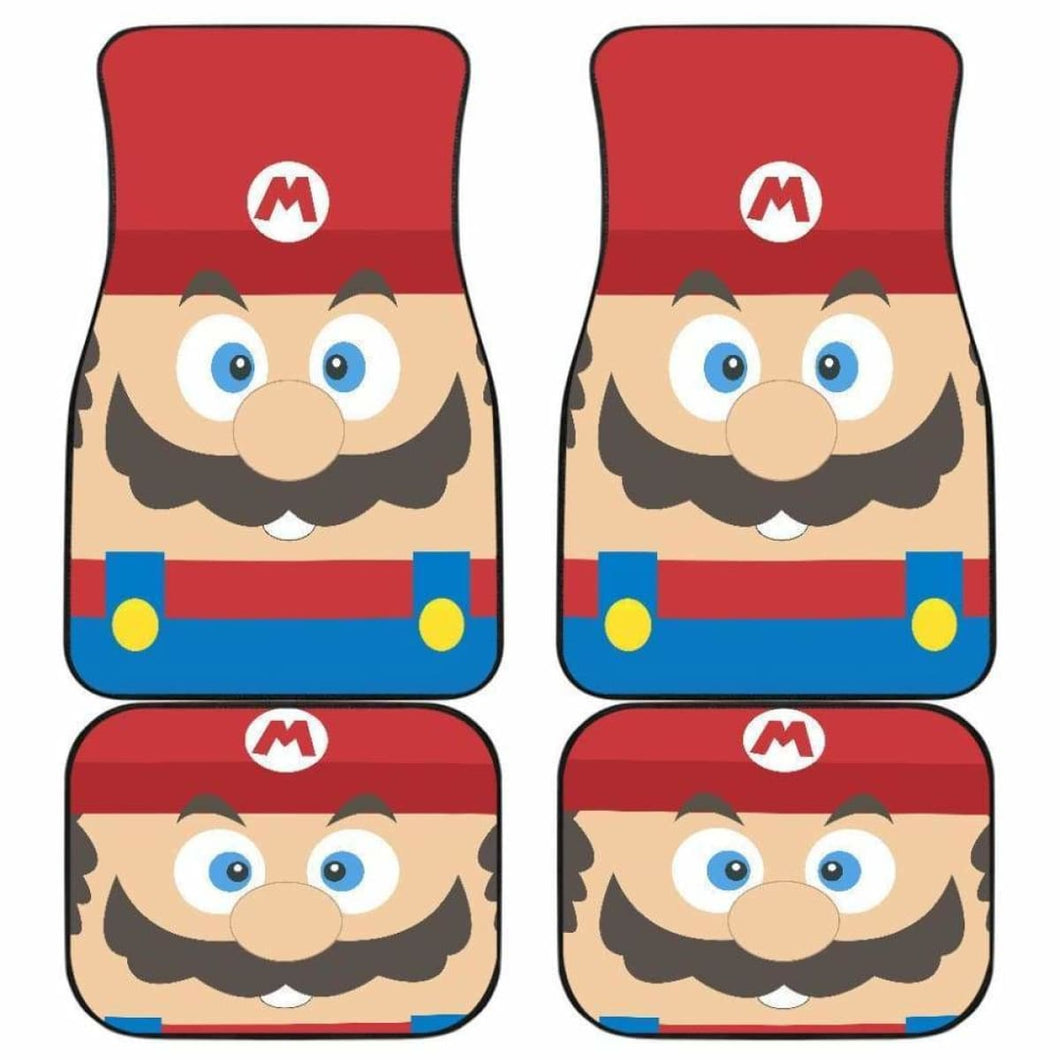 Mario Car Floor Mats 1 Universal Fit - CarInspirations
