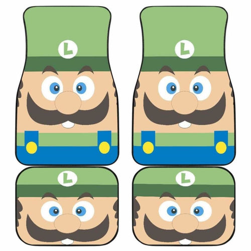 Mario Car Floor Mats 2 Universal Fit - CarInspirations