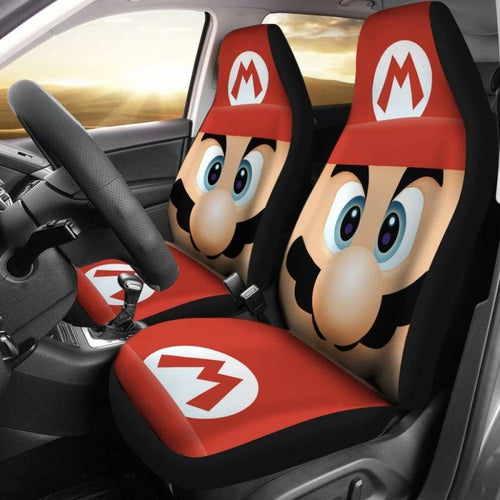 Mario Car Seat Covers 1 Universal Fit 051012 - CarInspirations