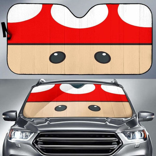 Mario Mushroom Car Auto Sun Shades Universal Fit 051312 - CarInspirations