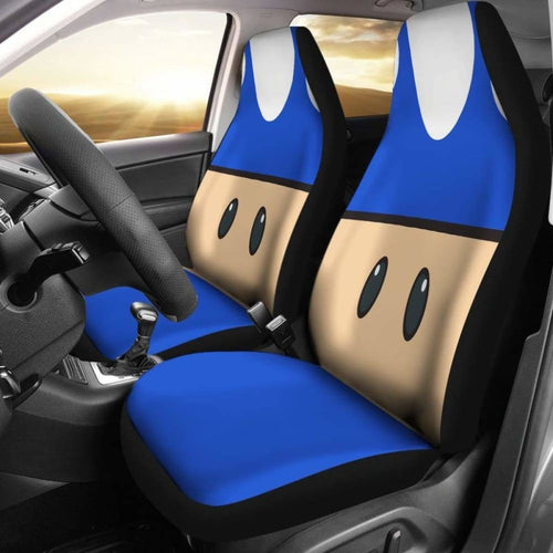 Mario Mushroom Car Seat Covers Universal Fit 051012 - CarInspirations