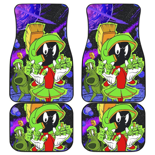 Martian Car Floor Mats Looney Tunes Cartoon Fan Gift H200212 Universal Fit 225311 - CarInspirations