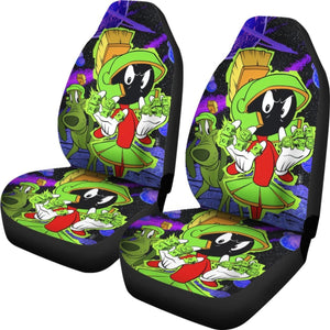 Martian Car Seat Covers Looney Tunes Cartoon Fan Gift H200212 Universal Fit 225311 - CarInspirations