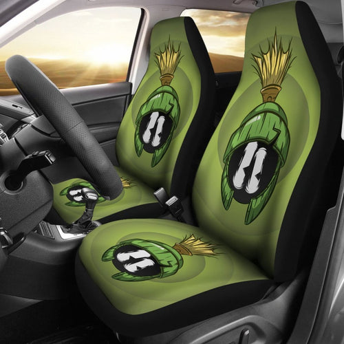 Martian Cartoon Looney Tunes Car Seat Covers H200215 Universal Fit 225311 - CarInspirations