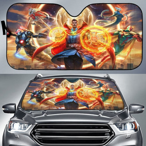 Marvel Super War Car Sun Shade amazing best gift ideas 2020 Universal Fit 174503 - CarInspirations