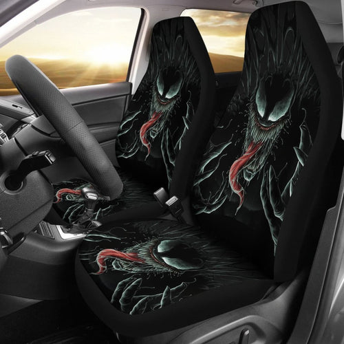 Marvel Venom Car Seat Covers For Fan Gift Lt03 Universal Fit 225721 - CarInspirations