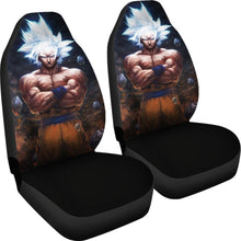 Load image into Gallery viewer, Master Ultra Instinct Goku Best Anime 2020 Seat Covers Amazing Best Gift Ideas 2020 Universal Fit 090505 - CarInspirations