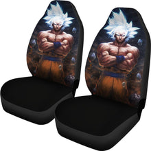 Load image into Gallery viewer, Master Ultra Instinct Goku Best Anime 2020 Seat Covers Amazing Best Gift Ideas 2020 Universal Fit 090505 - CarInspirations