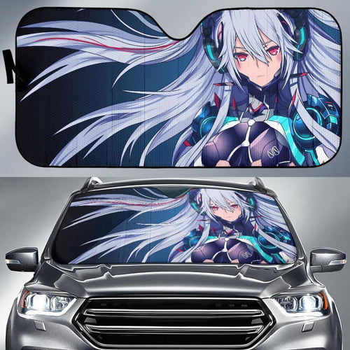 Mecha Girl Anime Girl Hd 4K Car Sun Shade Universal Fit 225311 - CarInspirations