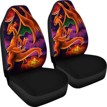 Load image into Gallery viewer, Mega Charizard Pokemon Y Seat Covers Amazing Best Gift Ideas 2020 Universal Fit 090505 - CarInspirations