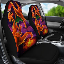 Load image into Gallery viewer, Mega Charizard Pokemon Y Seat Covers Amazing Best Gift Ideas 2020 Universal Fit 090505 - CarInspirations