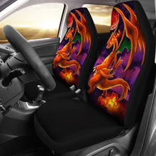 Load image into Gallery viewer, Mega Charizard Pokemon Y Seat Covers Amazing Best Gift Ideas 2020 Universal Fit 090505 - CarInspirations