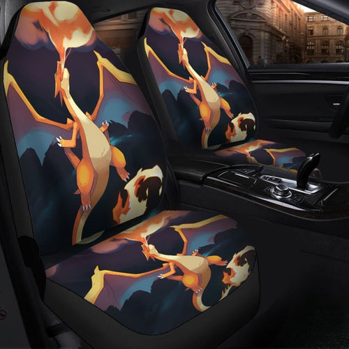 Mega Charizard Seat Covers Amazing Best Gift Ideas 2020 Universal Fit 090505 - CarInspirations