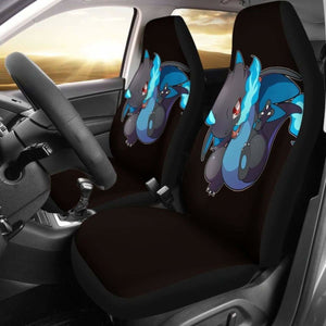 Mega Charizard X Chibi Seat Covers 101719 Universal Fit - CarInspirations