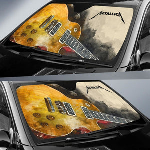 Metallica Car Auto Sun Shade Guitar Rock Band Fan Universal Fit 174503 - CarInspirations