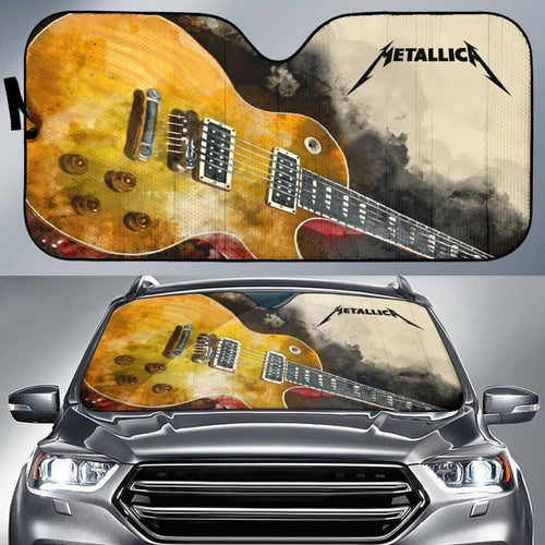Metallica Car Auto Sun Shade Guitar Rock Band Fan Universal Fit 174503 - CarInspirations