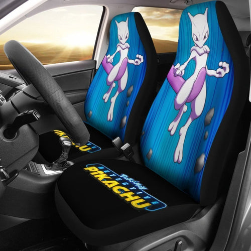 Mewtwo Pokemon Car Seat Covers Nh07 Universal Fit 225721 - CarInspirations