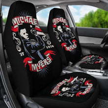 Load image into Gallery viewer, Michael Myers Art Halloween Car Seat Covers Movie Fan Gift Universal Fit 103530 - CarInspirations