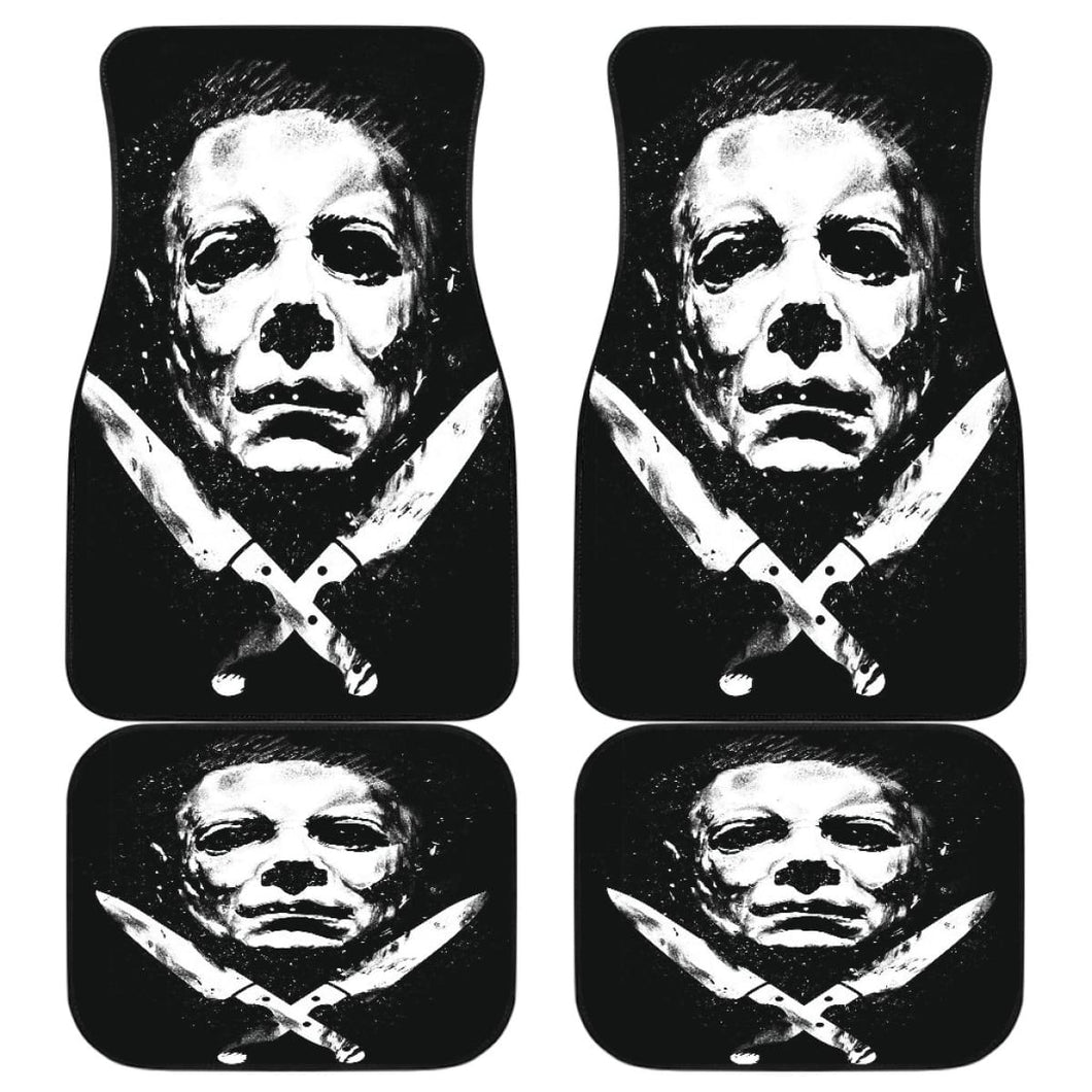 Michael Myers Horror Film Fan Gift Car Floor Mats Universal Fit 210212 - CarInspirations