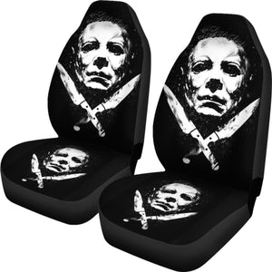 Michael Myers Horror Film Fan Gift Car Seat Cover Universal Fit 210212 - CarInspirations