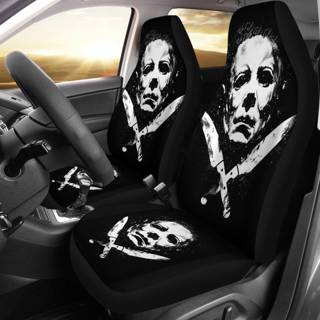 Michael Myers Horror Film Fan Gift Car Seat Cover Universal Fit 210212 - CarInspirations