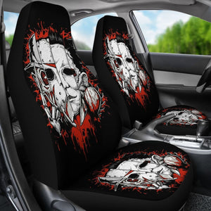 Michael Myers Jason Voorhees Freddy Krueger Leatherface Car Seat Covers Universal Fit 103530 - CarInspirations