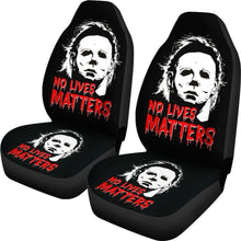 Load image into Gallery viewer, Michael Myers No Lives Matters Car Seat Covers Movie Fan Gift Universal Fit 103530 - CarInspirations