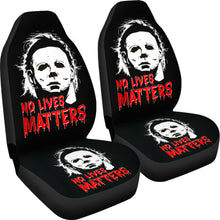 Load image into Gallery viewer, Michael Myers No Lives Matters Car Seat Covers Movie Fan Gift Universal Fit 103530 - CarInspirations