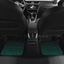 Load image into Gallery viewer, Midoriya Izuku Deku My Hero Academia Car Floor Mats Manga Mixed Anime Green Universal Fit 175802 - CarInspirations