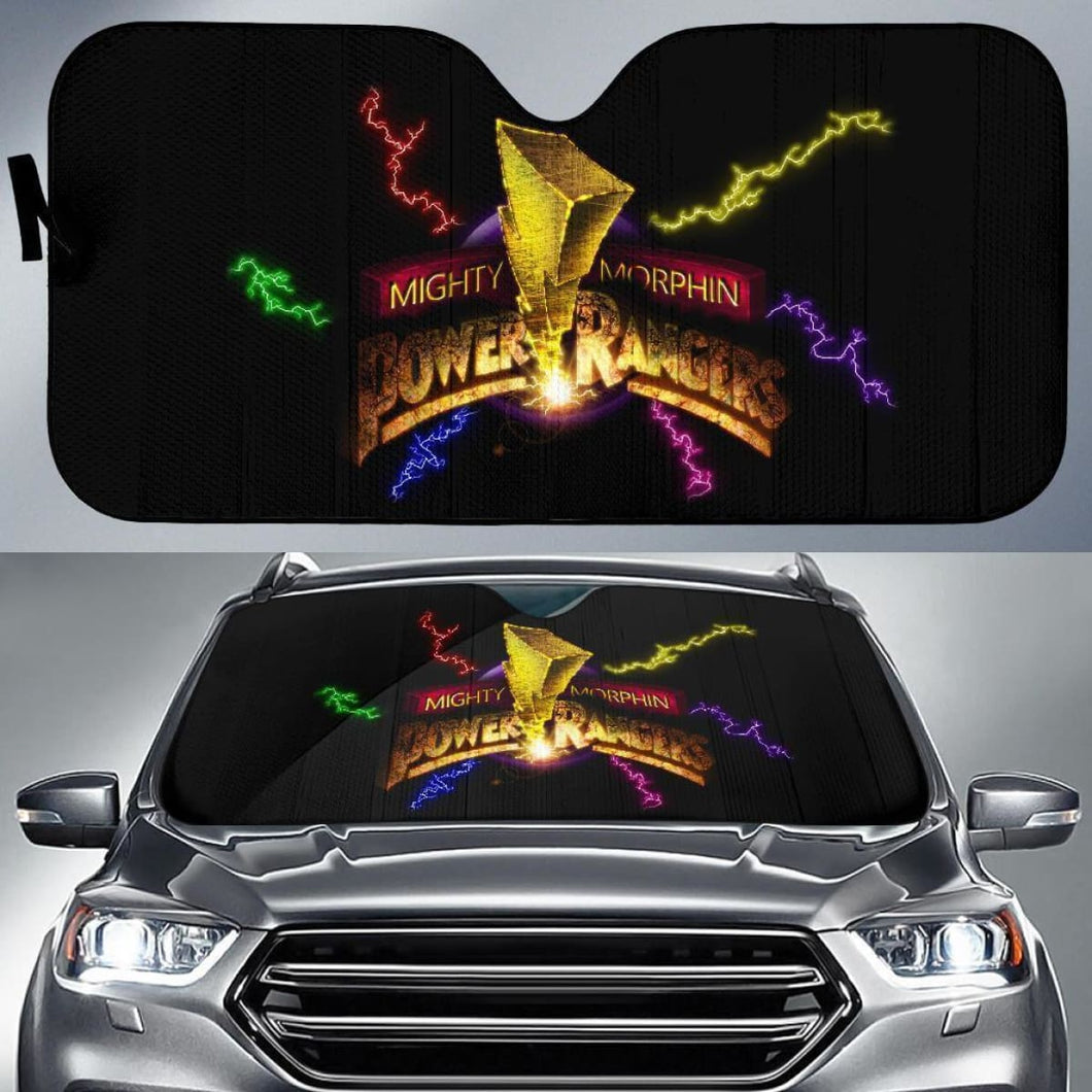Mighty Morphin Power Rangers Auto Sun Shades For Fan Mn05 Universal Fit 111204 - CarInspirations