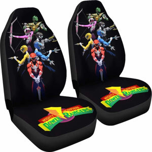 Mighty Morphin Power Rangers Seat Covers 101719 Universal Fit - CarInspirations