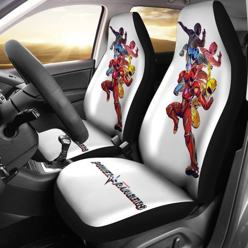 Mighty Morphin SanbanS Power Rangers Car Seat Covers Mn04 Universal Fit 225721 - CarInspirations