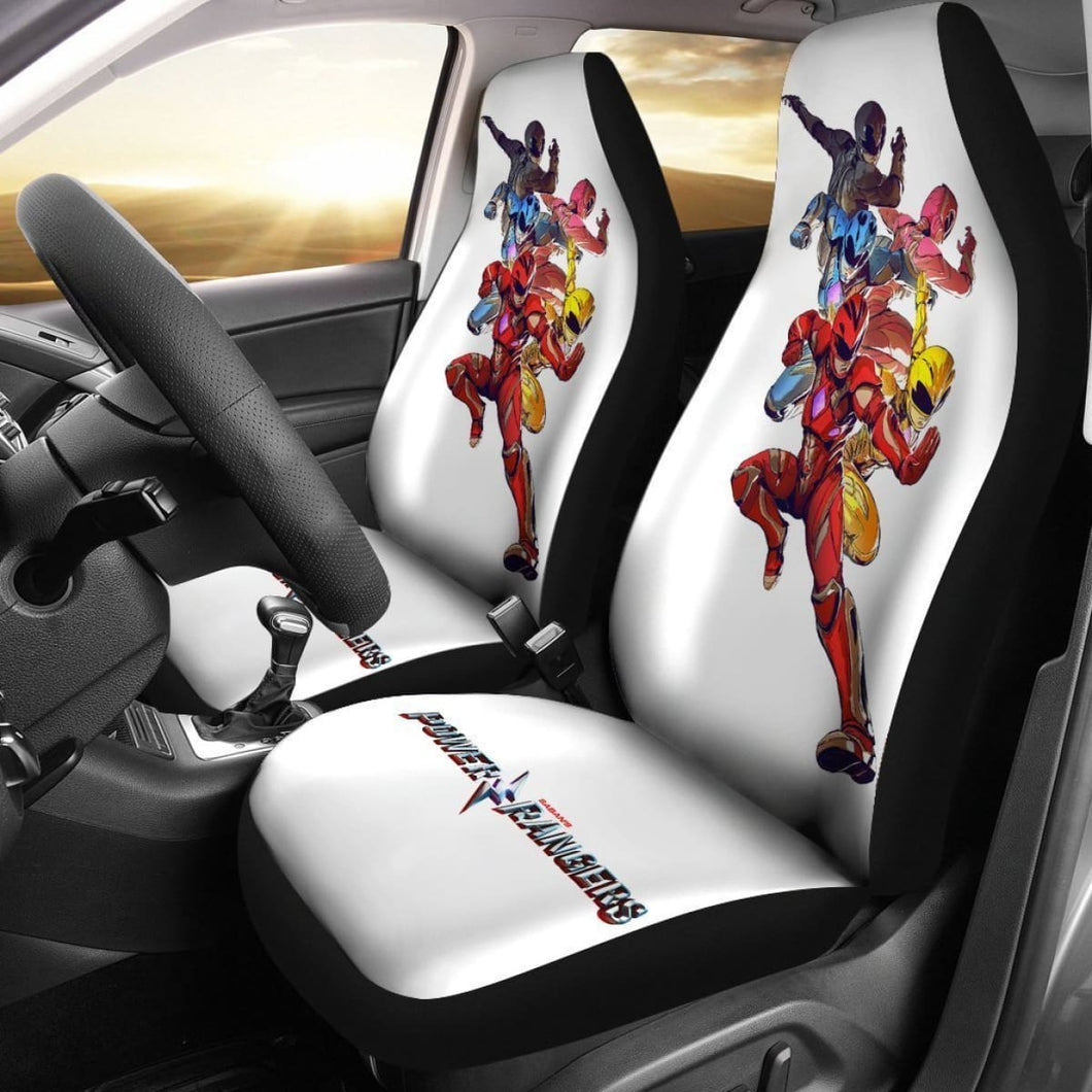 Mighty Morphin SanbanS Power Rangers Car Seat Covers Mn04 Universal Fit 225721 - CarInspirations