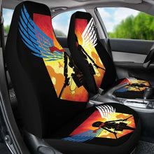 Load image into Gallery viewer, Mikasa Attack On Titan Car Seat Covers Universal Fit 051012 - CarInspirations