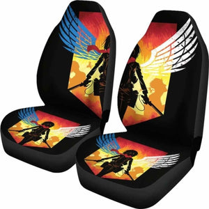 Mikasa Attack On Titan Car Seat Covers Universal Fit 051012 - CarInspirations