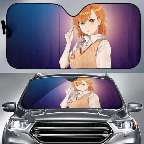 Mikoto Misaka A Certain Magical Index Hd 4K Car Sun Shade Universal Fit 225311 - CarInspirations