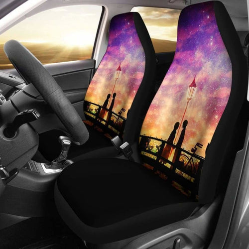 Mimi Wo Sumaseba Ghibli Studio Car Seat Covers Universal Fit 051012 - CarInspirations