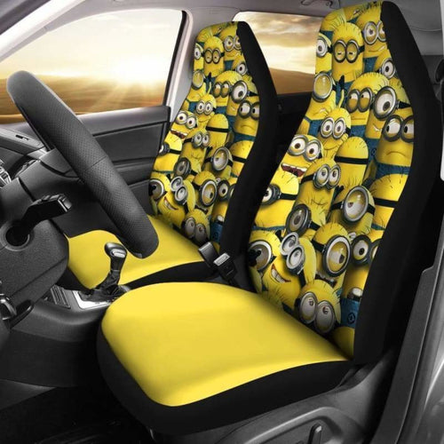 Minion Car Seat Covers Universal Fit 051312 - CarInspirations