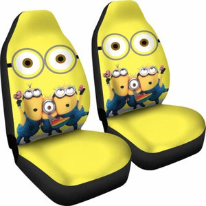 Minion Funny Car Seat Covers Universal Fit 051312 - CarInspirations