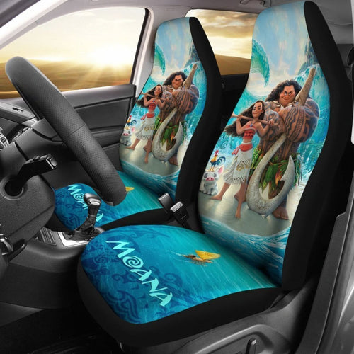 Moana And Maui Car Seat Covers Gift Idea For Fan Universal Fit 194801 - CarInspirations