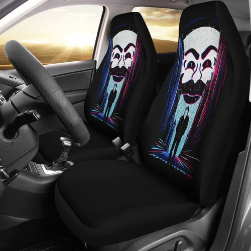 Money Heist Art Car Seat Covers La Casa De Papel Movie H051520 Universal Fit 072323 - CarInspirations